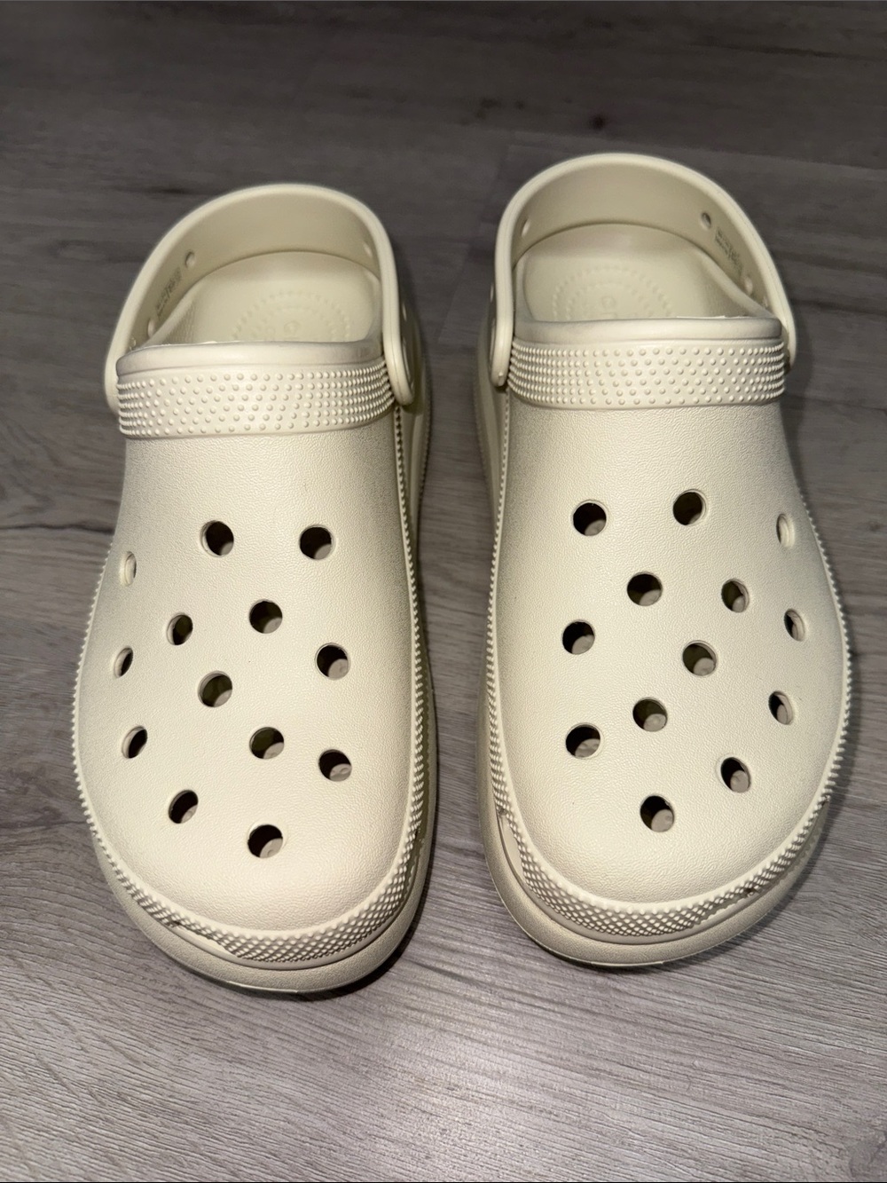 CROCS Classic Cream Slip-On Clogs